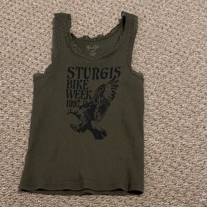 Brandy Melville Olive Tank Top